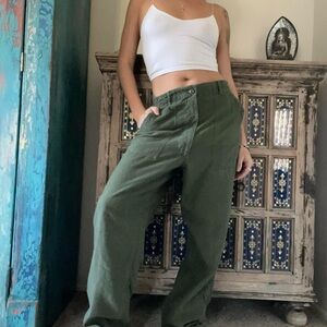 Vintage military cargo Green Pants